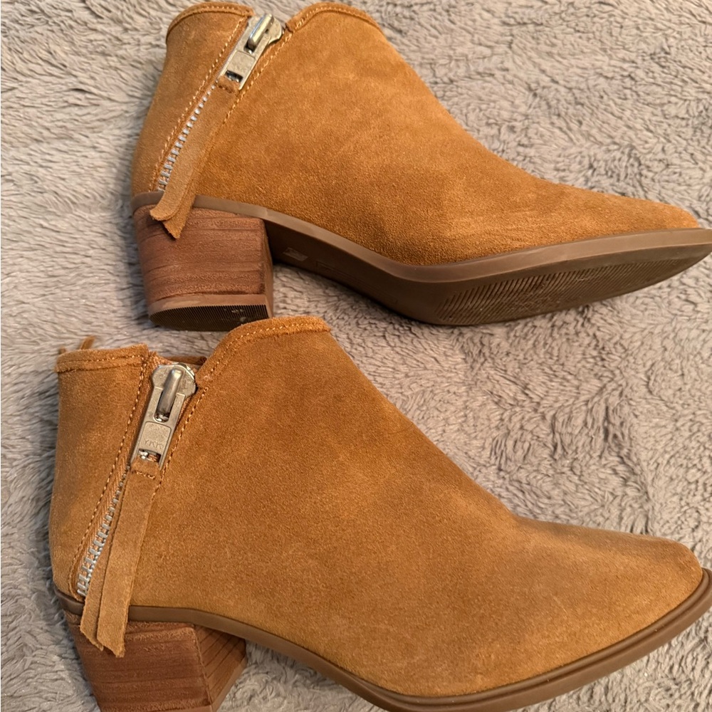 Stevies Tan Suede Ankle Booties